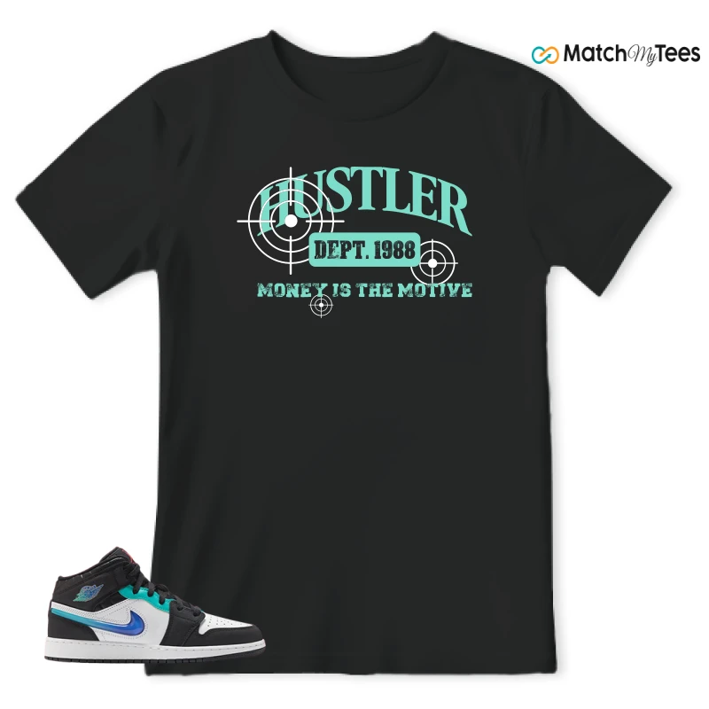 NIKE AIR JORDAN 1 MID RACING SNEAKER Matching Tees t-shirt