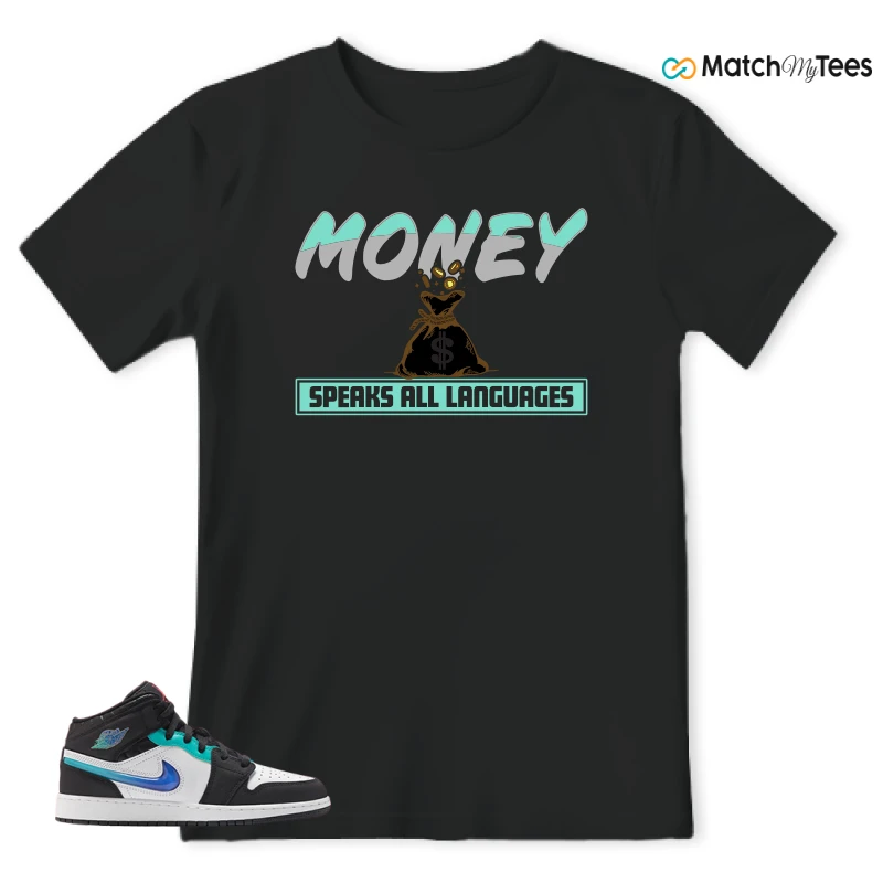NIKE AIR JORDAN 1 MID RACING SNEAKER Matching Tees t-shirt