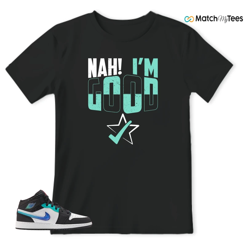 NIKE AIR JORDAN 1 MID RACING SNEAKER Matching Tees t-shirt