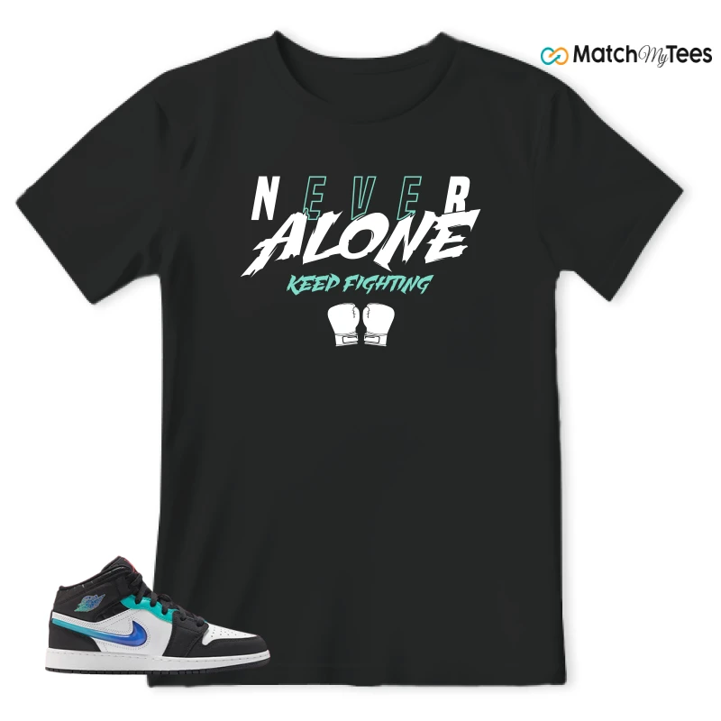 NIKE AIR JORDAN 1 MID RACING SNEAKER Matching Tees t-shirt
