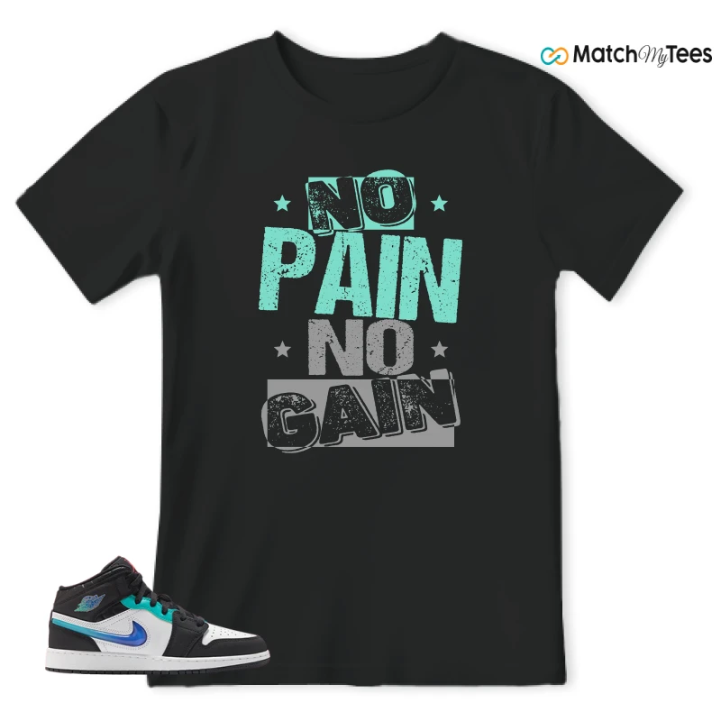 NIKE AIR JORDAN 1 MID RACING SNEAKER Matching Tees t-shirt