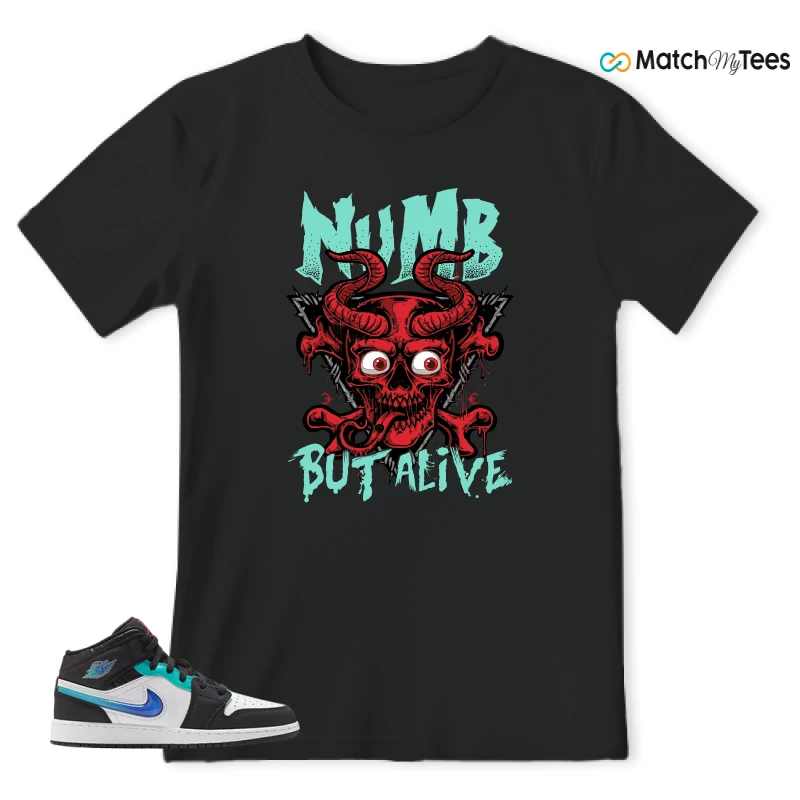 NIKE AIR JORDAN 1 MID RACING SNEAKER Matching Tees t-shirt