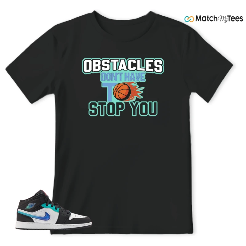 NIKE AIR JORDAN 1 MID RACING SNEAKER Matching Tees t-shirt