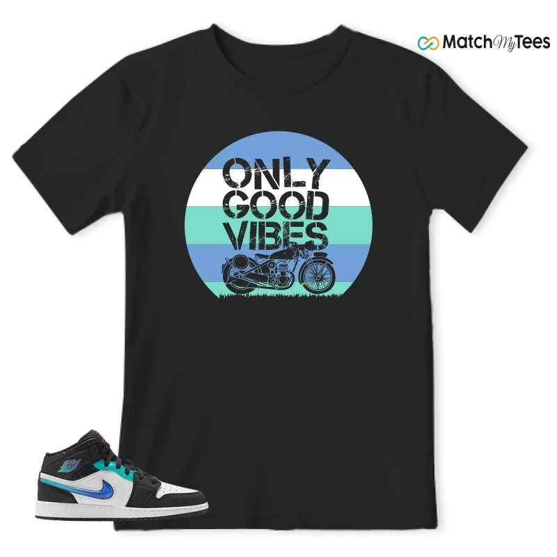 NIKE AIR JORDAN 1 MID RACING SNEAKER Matching Tees t-shirt