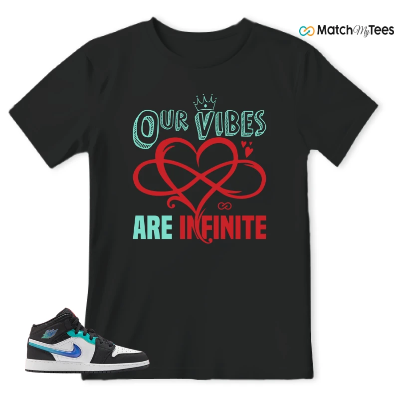 NIKE AIR JORDAN 1 MID RACING SNEAKER Matching Tees t-shirt