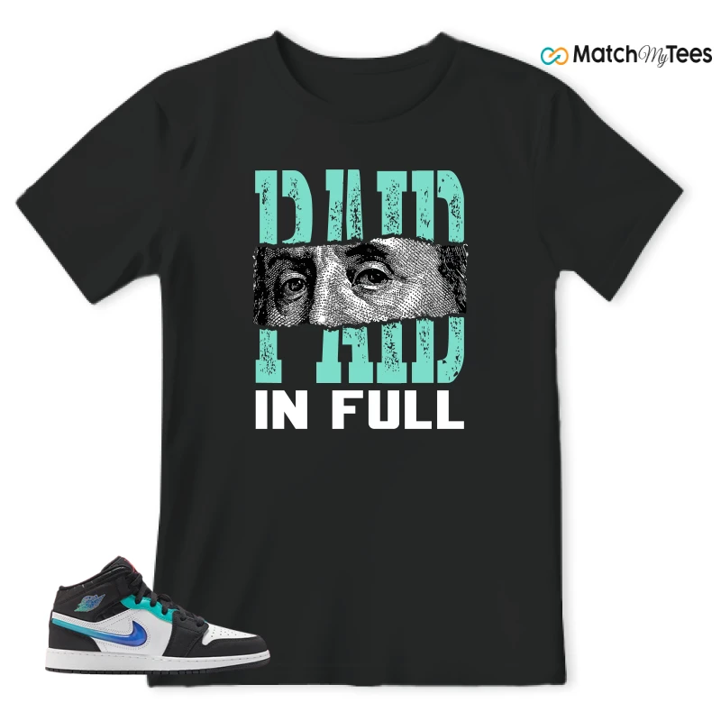 NIKE AIR JORDAN 1 MID RACING SNEAKER Matching Tees t-shirt