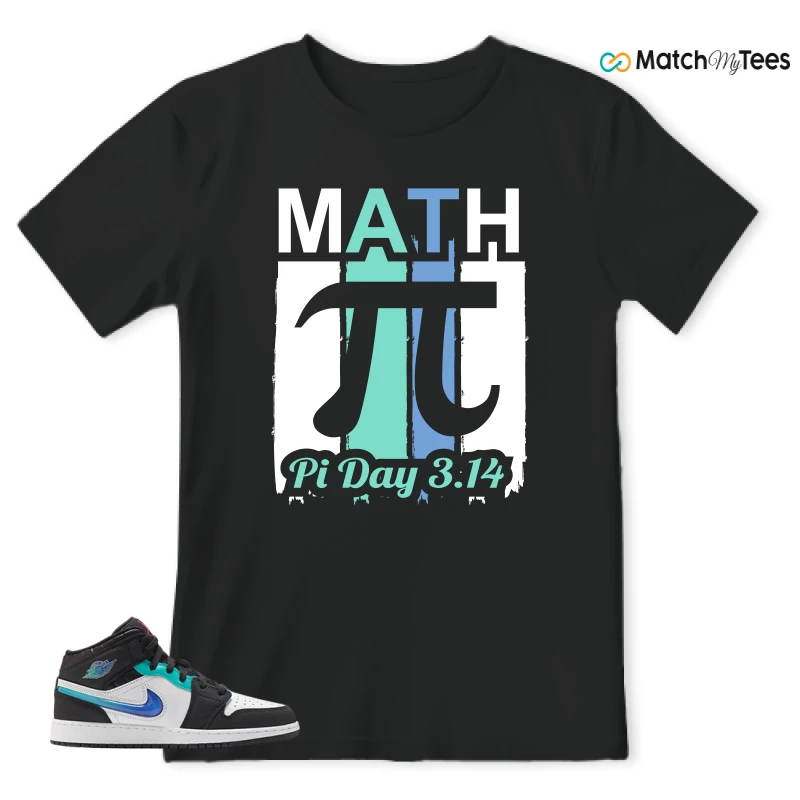 NIKE AIR JORDAN 1 MID RACING SNEAKER Matching Tees t-shirt