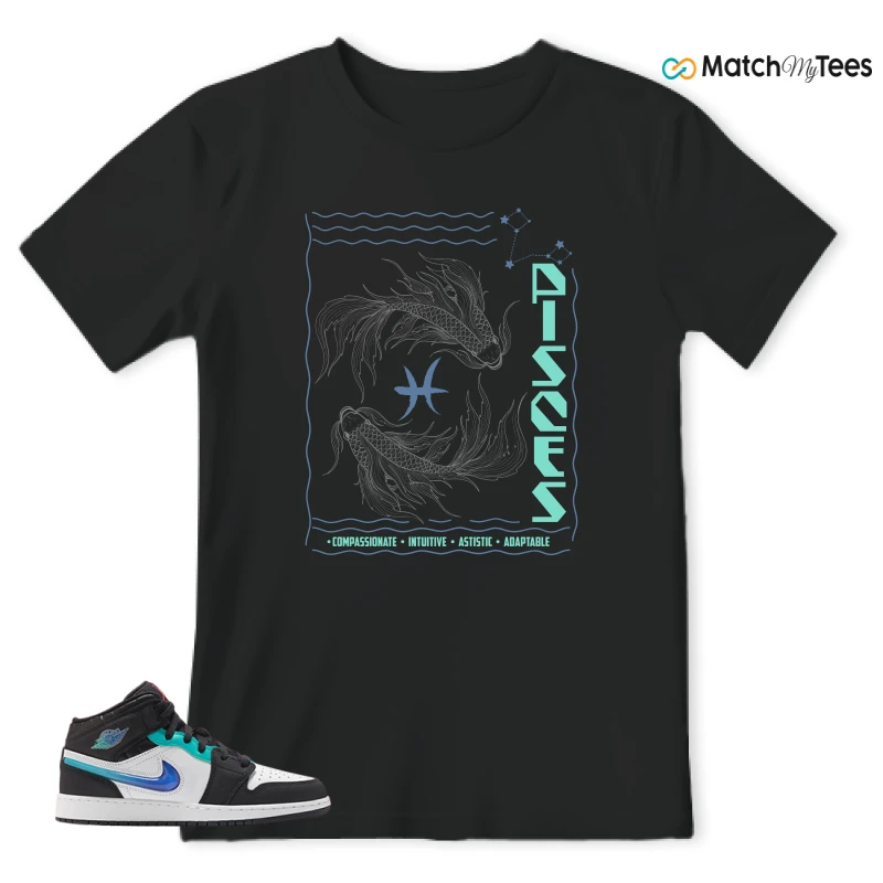 NIKE AIR JORDAN 1 MID RACING SNEAKER Matching Tees t-shirt