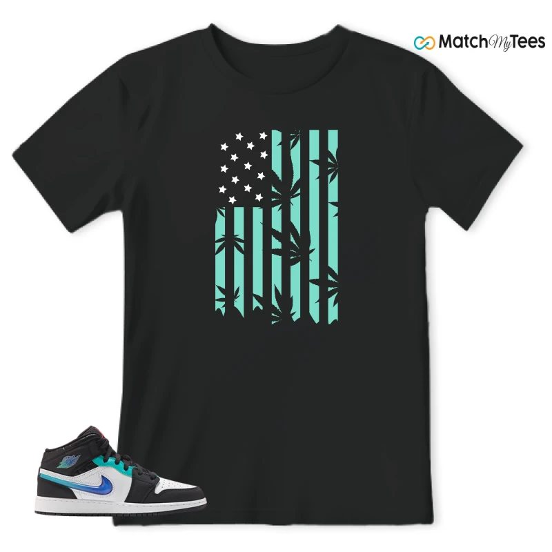 NIKE AIR JORDAN 1 MID RACING SNEAKER Matching Tees t-shirt