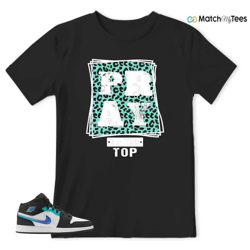 NIKE AIR JORDAN 1 MID RACING SNEAKER Matching Tees t-shirt