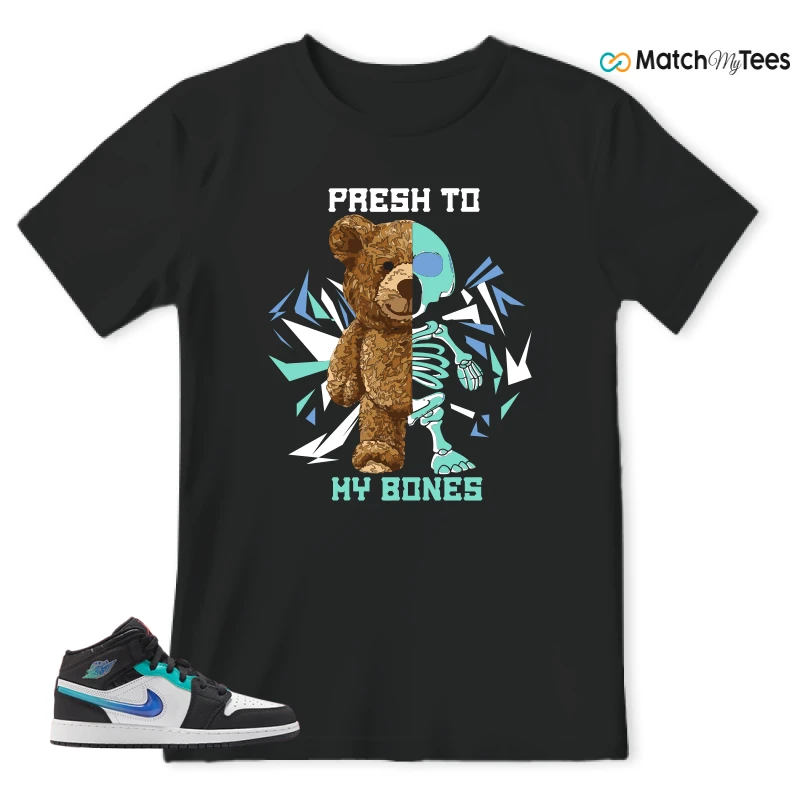 NIKE AIR JORDAN 1 MID RACING SNEAKER Matching Tees t-shirt