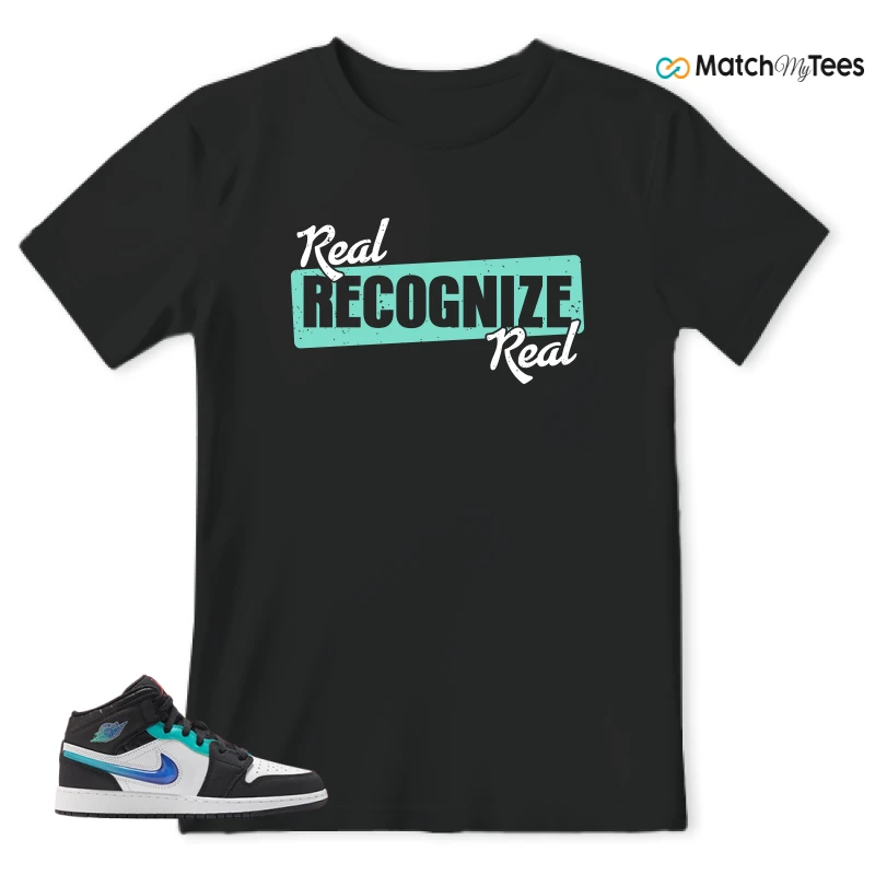 NIKE AIR JORDAN 1 MID RACING SNEAKER Matching Tees t-shirt