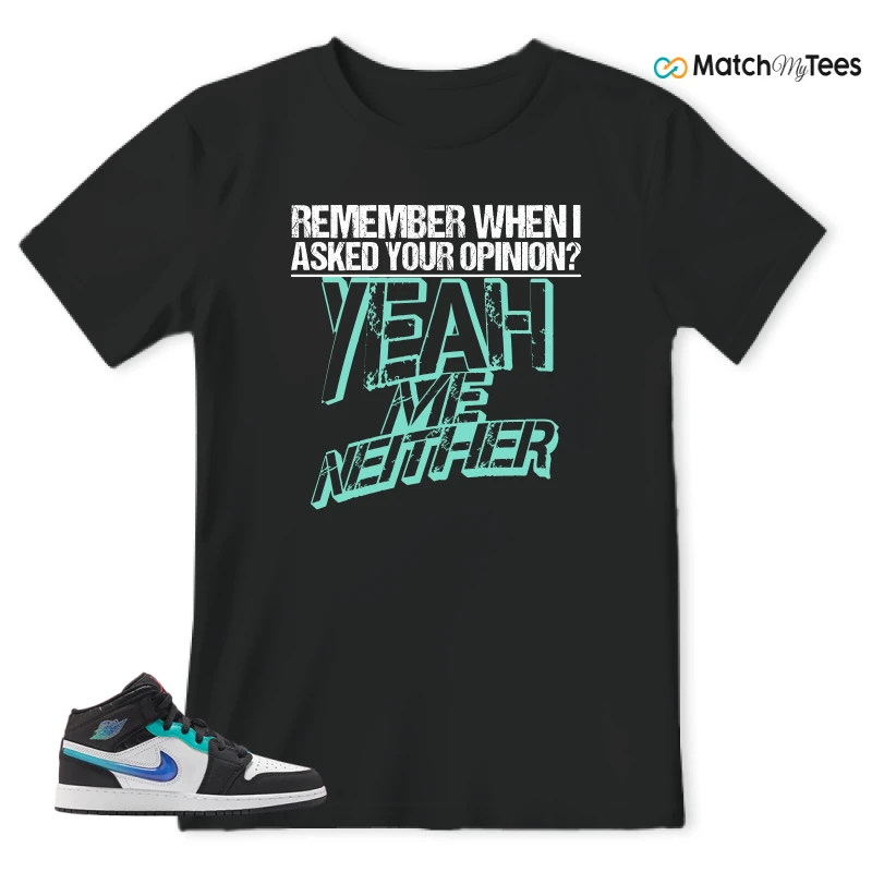 NIKE AIR JORDAN 1 MID RACING SNEAKER Matching Tees t-shirt