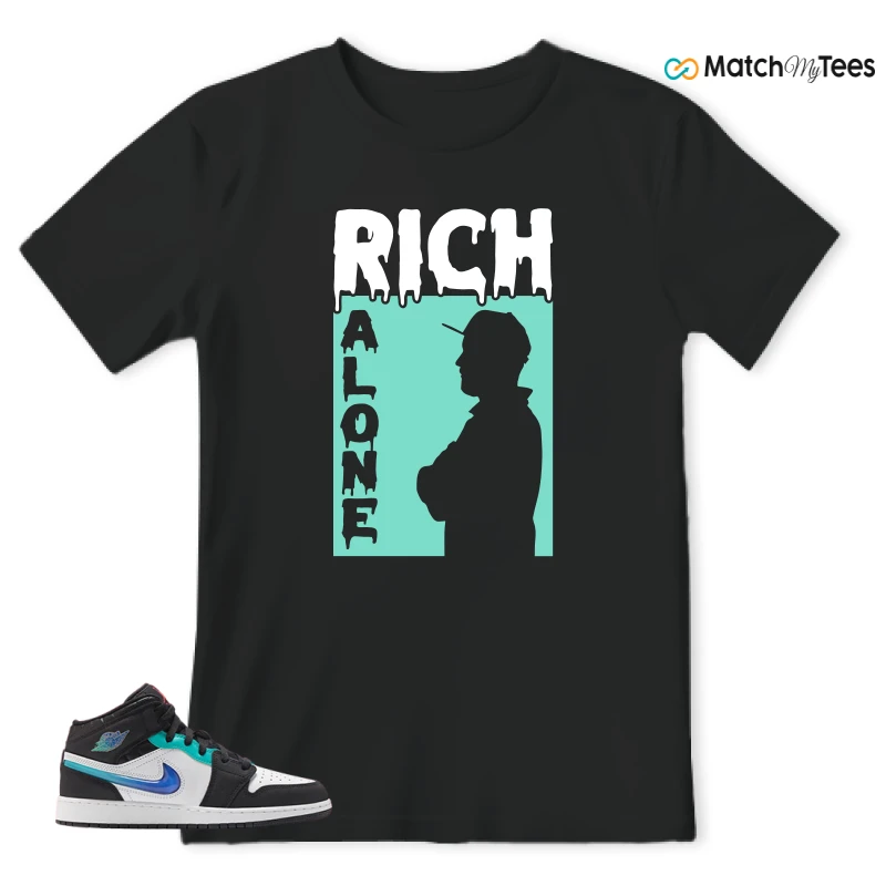 NIKE AIR JORDAN 1 MID RACING SNEAKER Matching Tees t-shirt