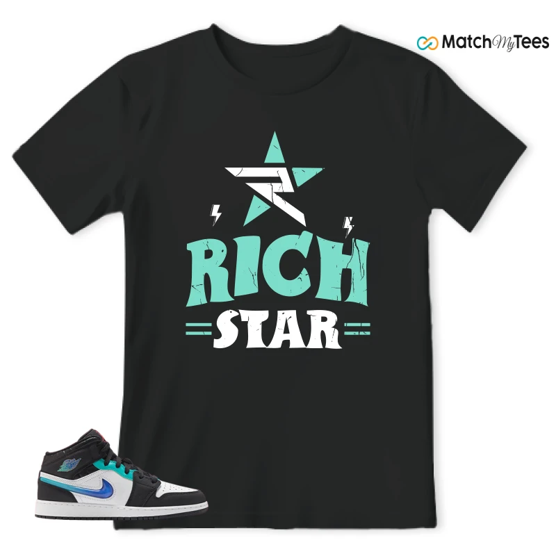NIKE AIR JORDAN 1 MID RACING SNEAKER Matching Tees t-shirt
