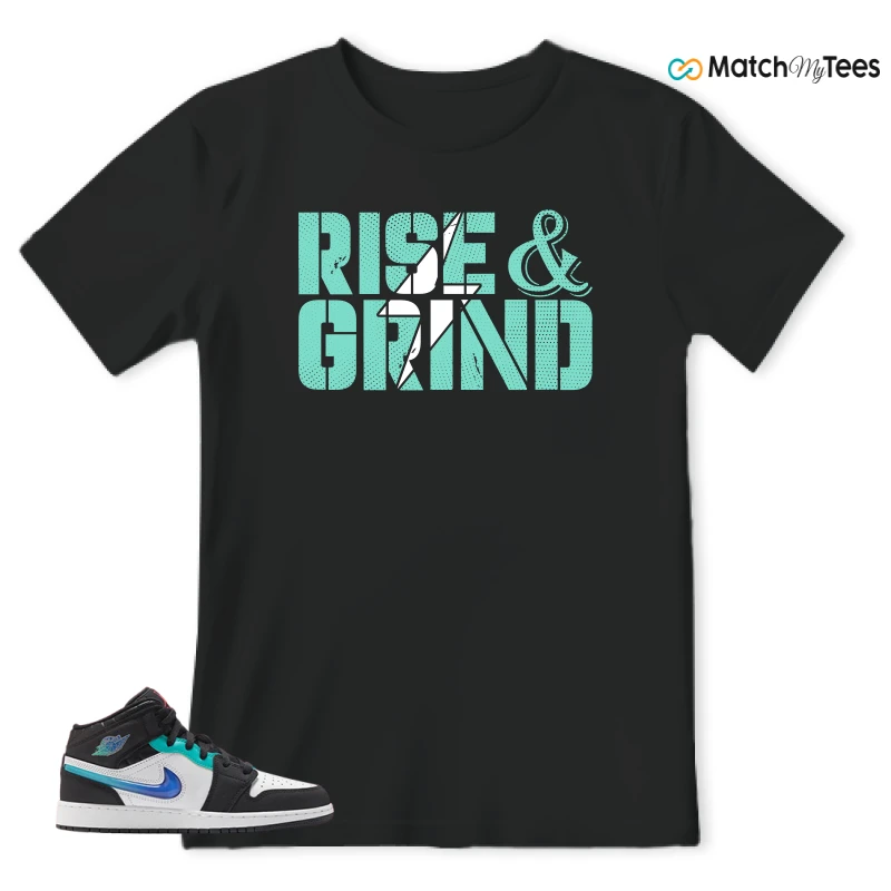 NIKE AIR JORDAN 1 MID RACING SNEAKER Matching Tees t-shirt