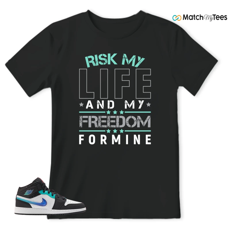 NIKE AIR JORDAN 1 MID RACING SNEAKER Matching Tees t-shirt