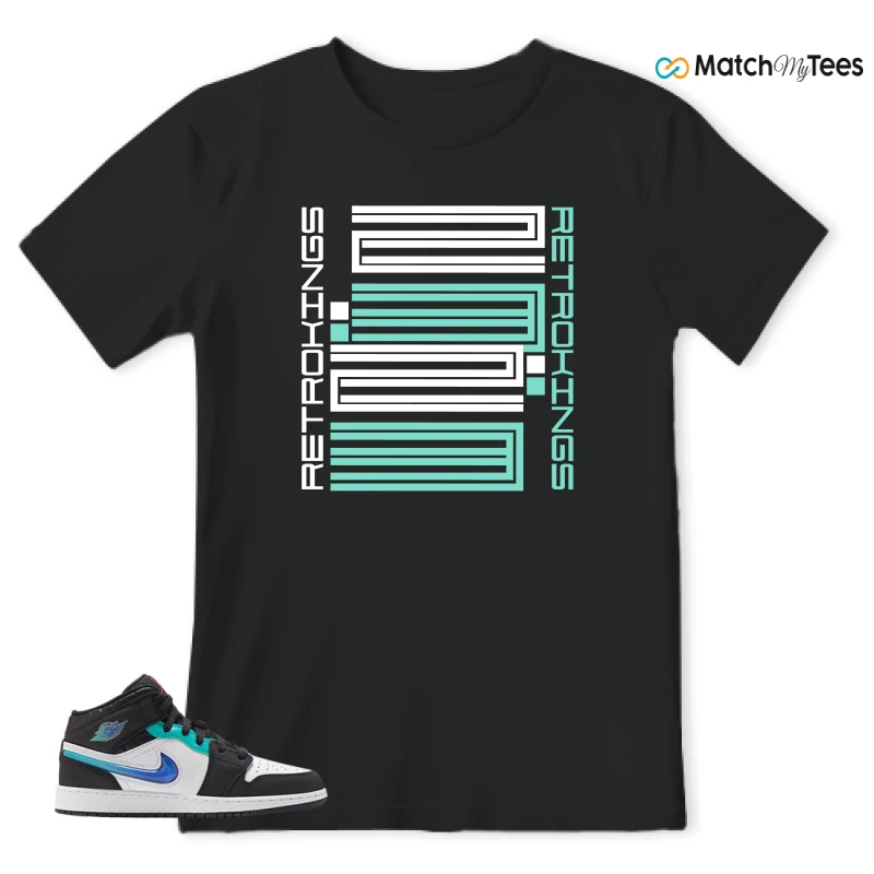 NIKE AIR JORDAN 1 MID RACING SNEAKER Matching Tees t-shirt
