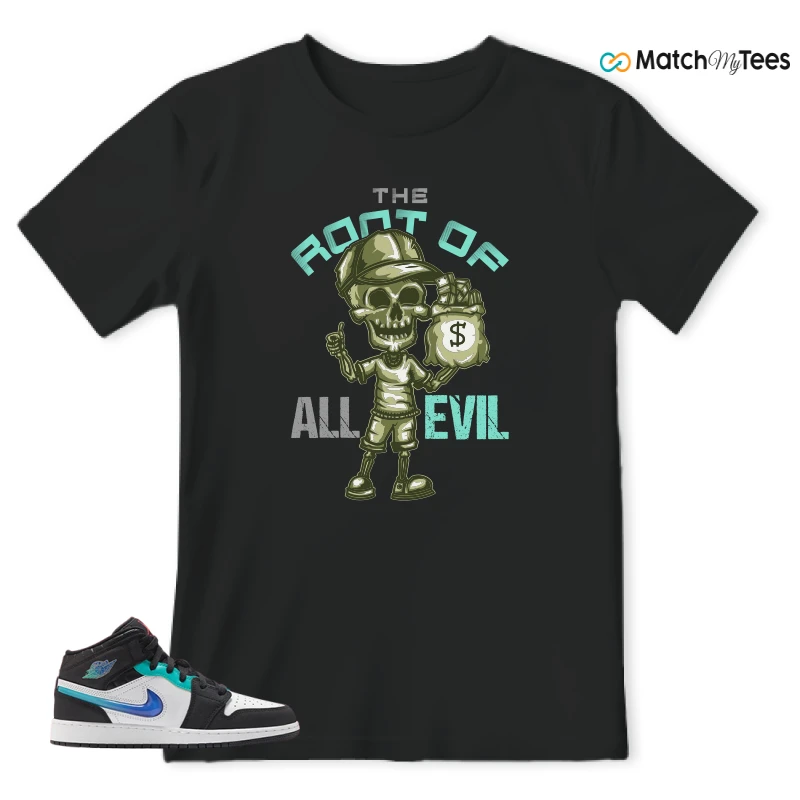 NIKE AIR JORDAN 1 MID RACING SNEAKER Matching Tees t-shirt