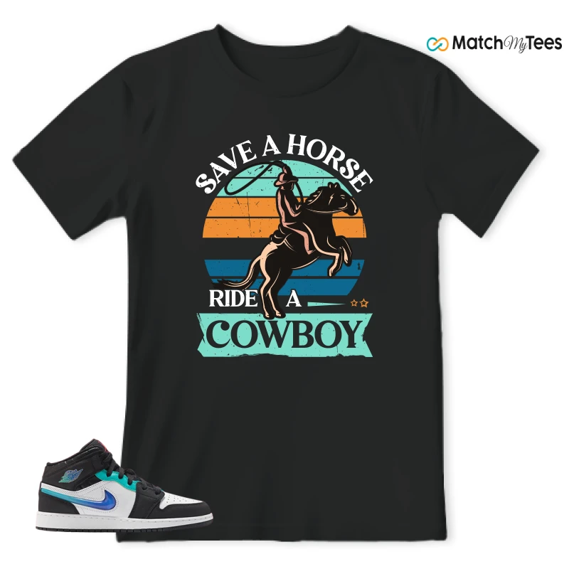 NIKE AIR JORDAN 1 MID RACING SNEAKER Matching Tees t-shirt
