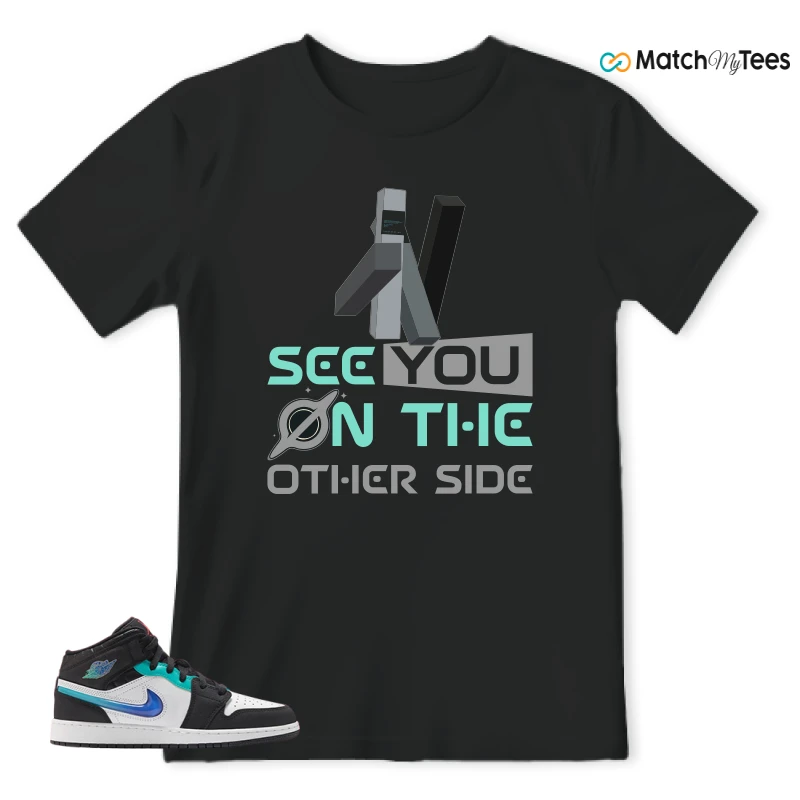 NIKE AIR JORDAN 1 MID RACING SNEAKER Matching Tees t-shirt