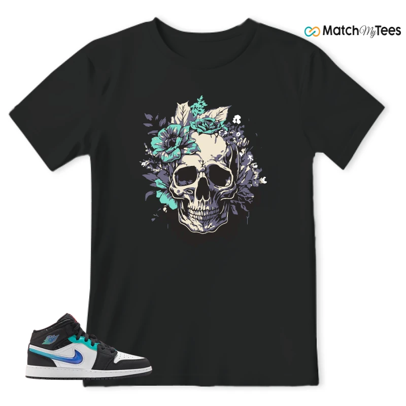 NIKE AIR JORDAN 1 MID RACING SNEAKER Matching Tees t-shirt