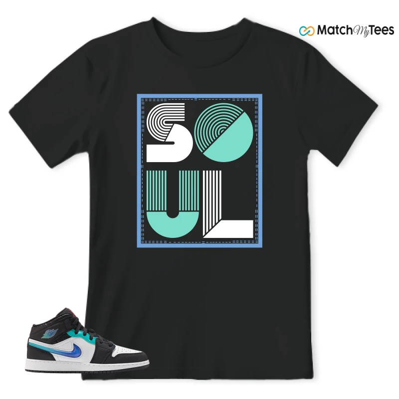 NIKE AIR JORDAN 1 MID RACING SNEAKER Matching Tees t-shirt