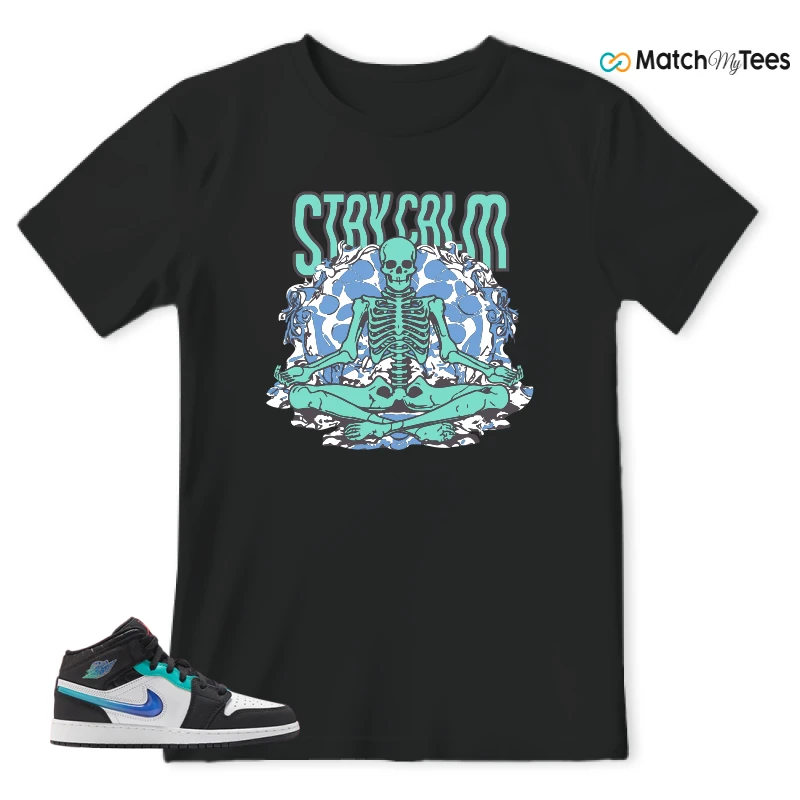 NIKE AIR JORDAN 1 MID RACING SNEAKER Matching Tees t-shirt