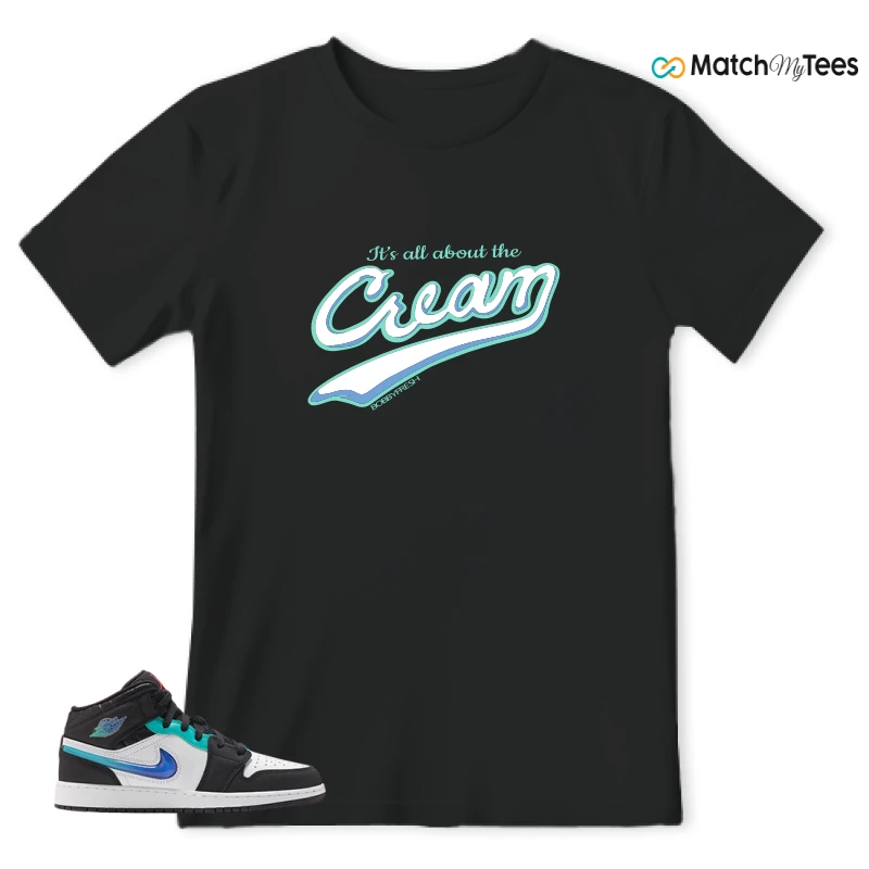 NIKE AIR JORDAN 1 MID RACING SNEAKER Matching Tees t-shirt