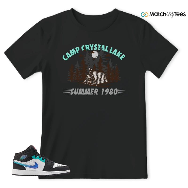 NIKE AIR JORDAN 1 MID RACING SNEAKER Matching Tees t-shirt