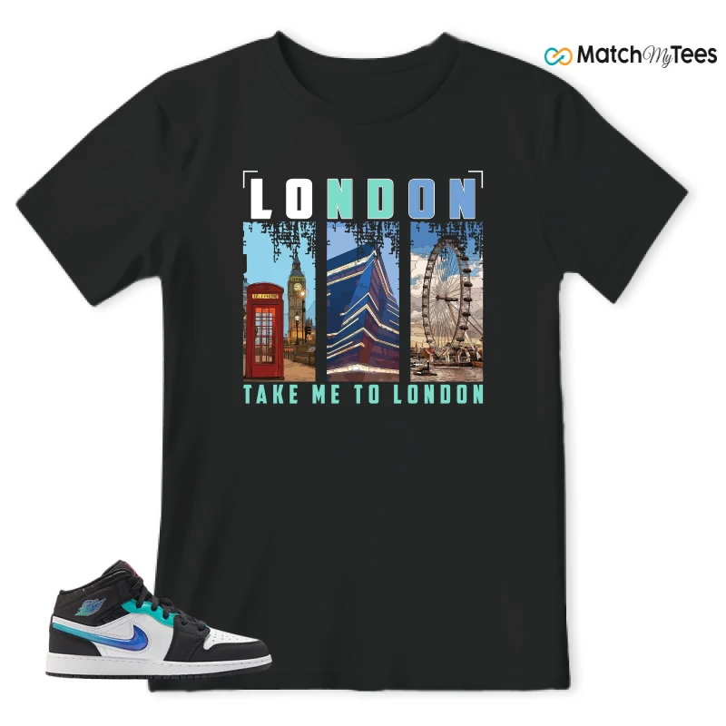 NIKE AIR JORDAN 1 MID RACING SNEAKER Matching Tees t-shirt