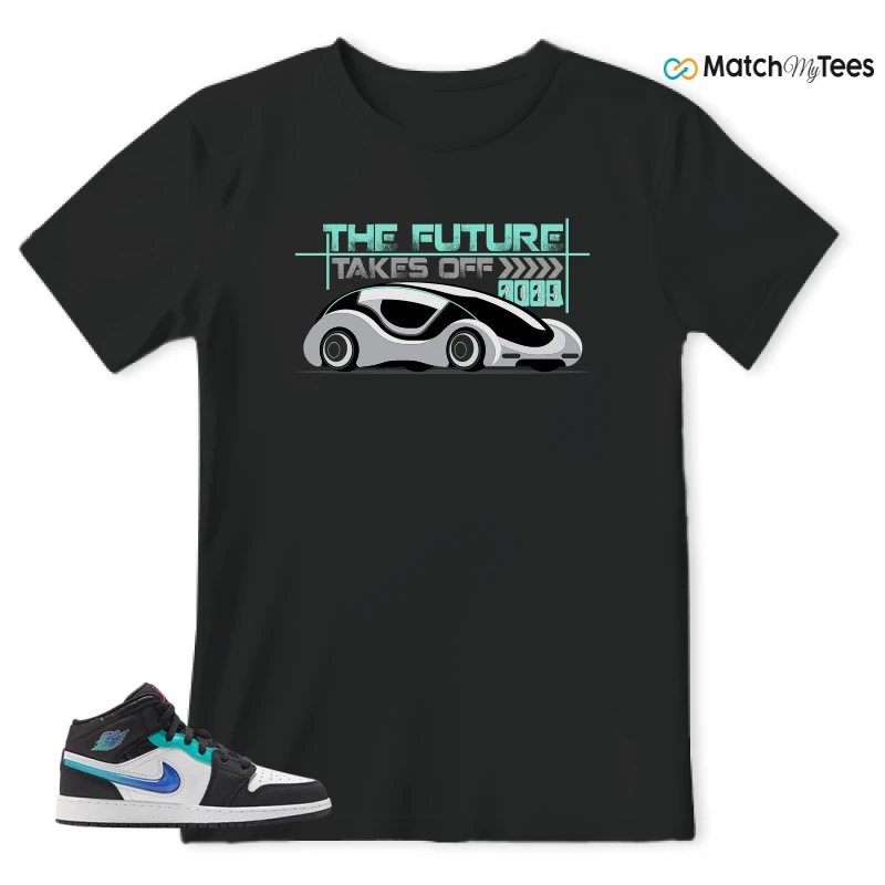 NIKE AIR JORDAN 1 MID RACING SNEAKER Matching Tees t-shirt