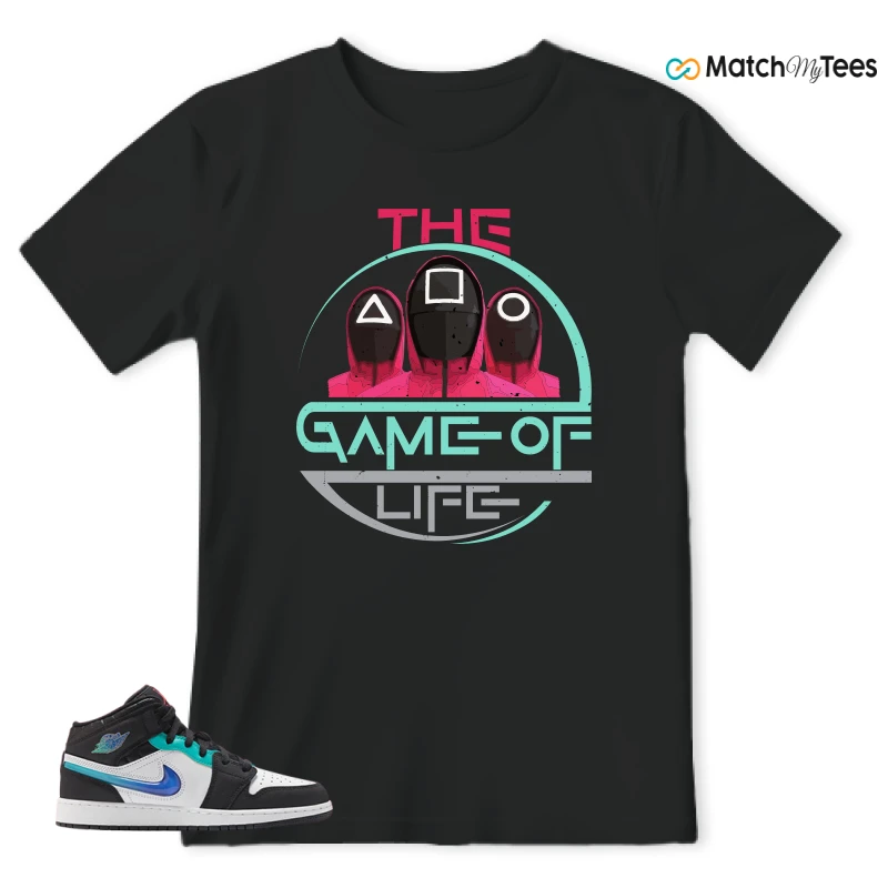 NIKE AIR JORDAN 1 MID RACING SNEAKER Matching Tees t-shirt