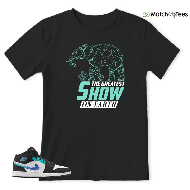 NIKE AIR JORDAN 1 MID RACING SNEAKER Matching Tees t-shirt