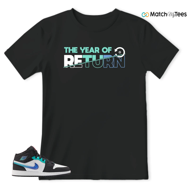 NIKE AIR JORDAN 1 MID RACING SNEAKER Matching Tees t-shirt