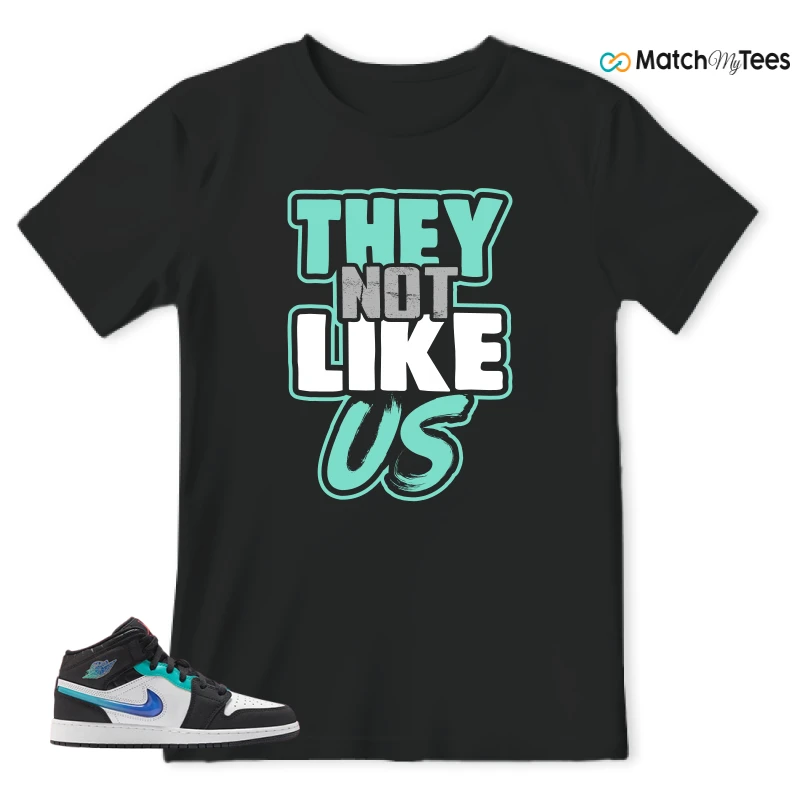 NIKE AIR JORDAN 1 MID RACING SNEAKER Matching Tees t-shirt