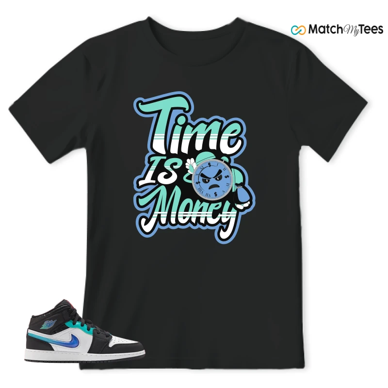 NIKE AIR JORDAN 1 MID RACING SNEAKER Matching Tees t-shirt