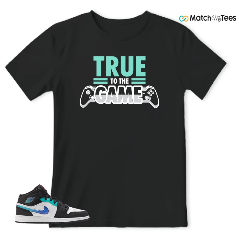 NIKE AIR JORDAN 1 MID RACING SNEAKER Matching Tees t-shirt