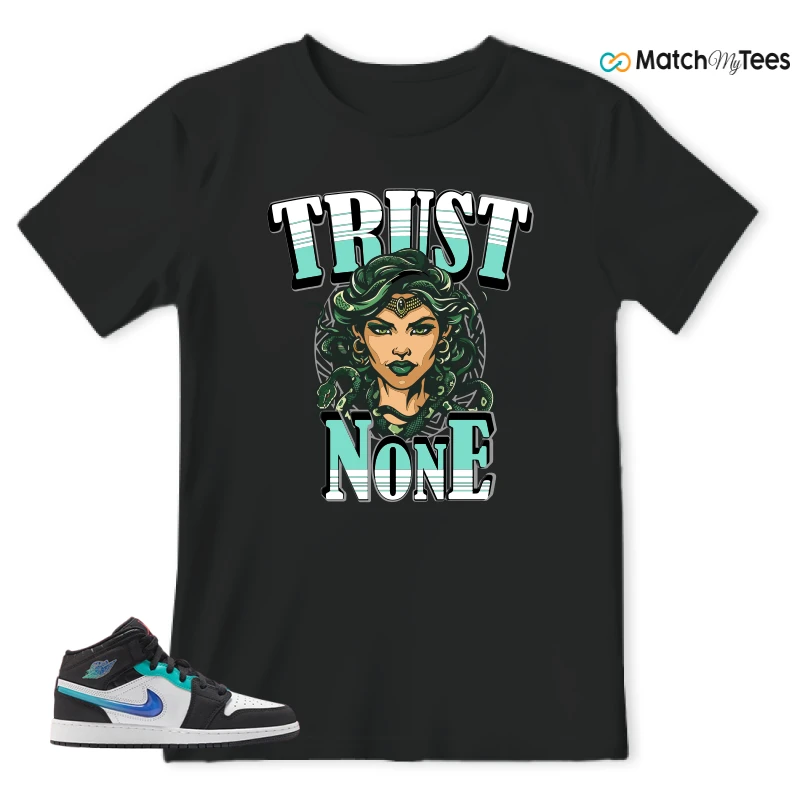 NIKE AIR JORDAN 1 MID RACING SNEAKER Matching Tees t-shirt
