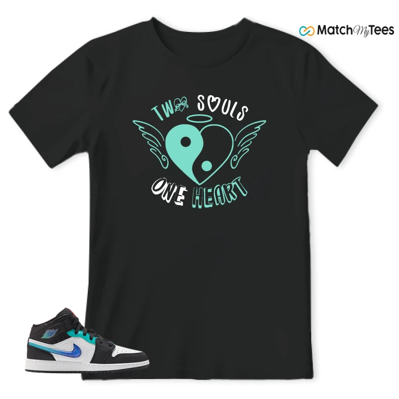NIKE AIR JORDAN 1 MID RACING SNEAKER Matching Tees t-shirt