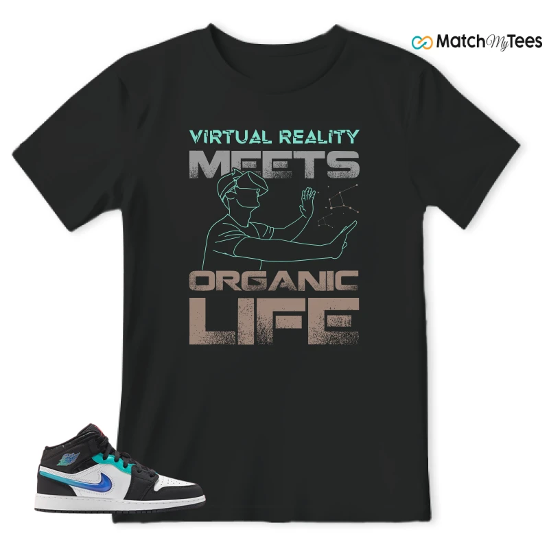 NIKE AIR JORDAN 1 MID RACING SNEAKER Matching Tees t-shirt