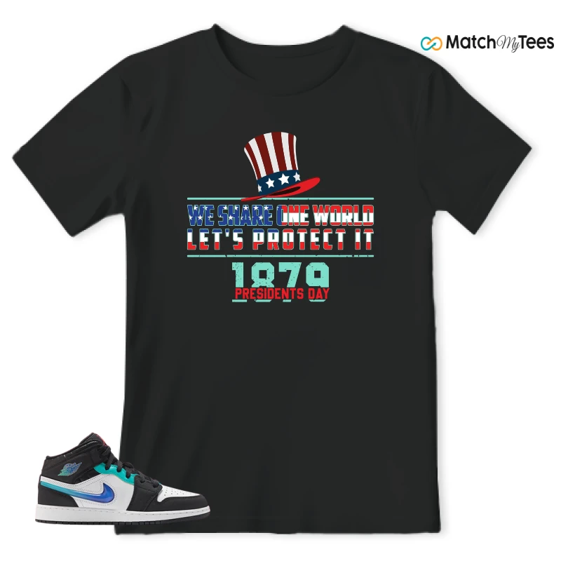NIKE AIR JORDAN 1 MID RACING SNEAKER Matching Tees t-shirt