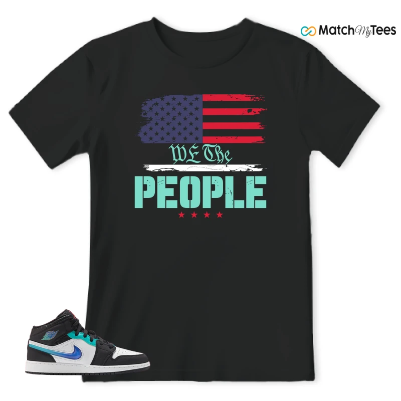 NIKE AIR JORDAN 1 MID RACING SNEAKER Matching Tees t-shirt