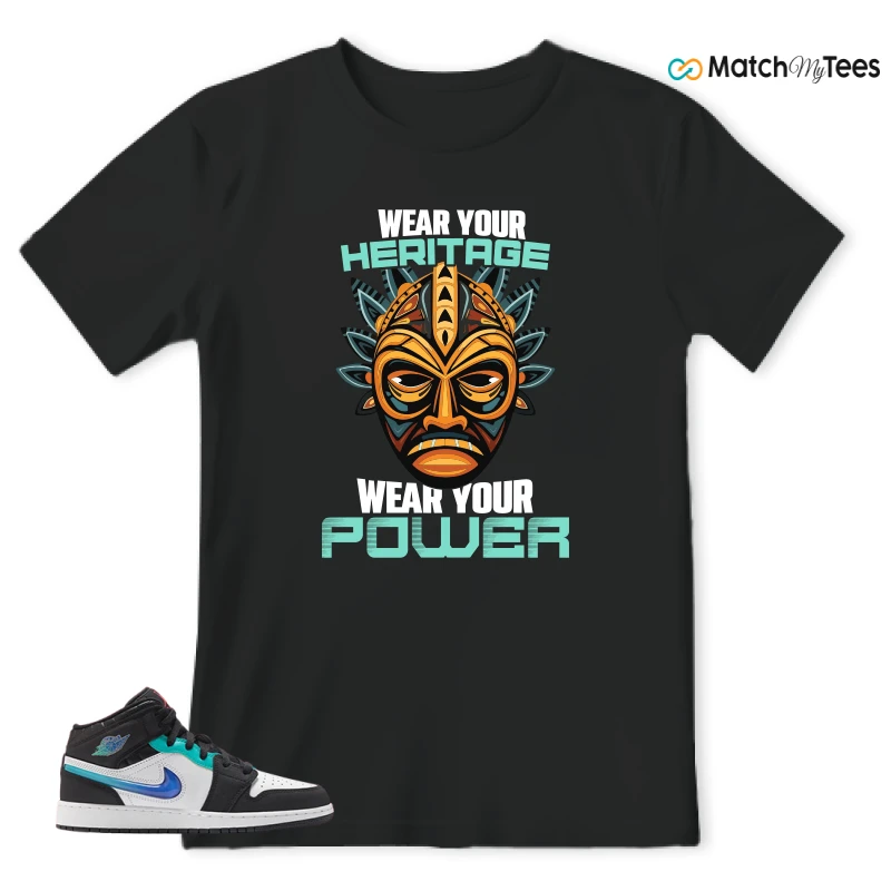 NIKE AIR JORDAN 1 MID RACING SNEAKER Matching Tees t-shirt