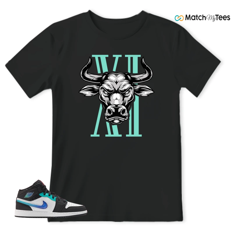 NIKE AIR JORDAN 1 MID RACING SNEAKER Matching Tees t-shirt