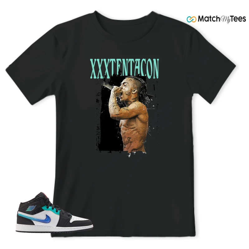 NIKE AIR JORDAN 1 MID RACING SNEAKER Matching Tees t-shirt