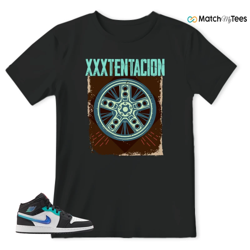 NIKE AIR JORDAN 1 MID RACING SNEAKER Matching Tees t-shirt