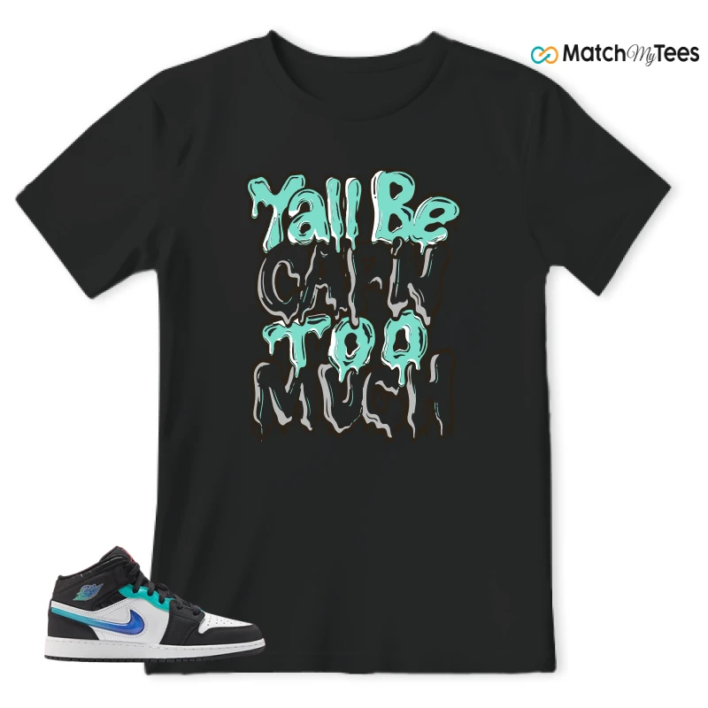 NIKE AIR JORDAN 1 MID RACING SNEAKER Matching Tees t-shirt