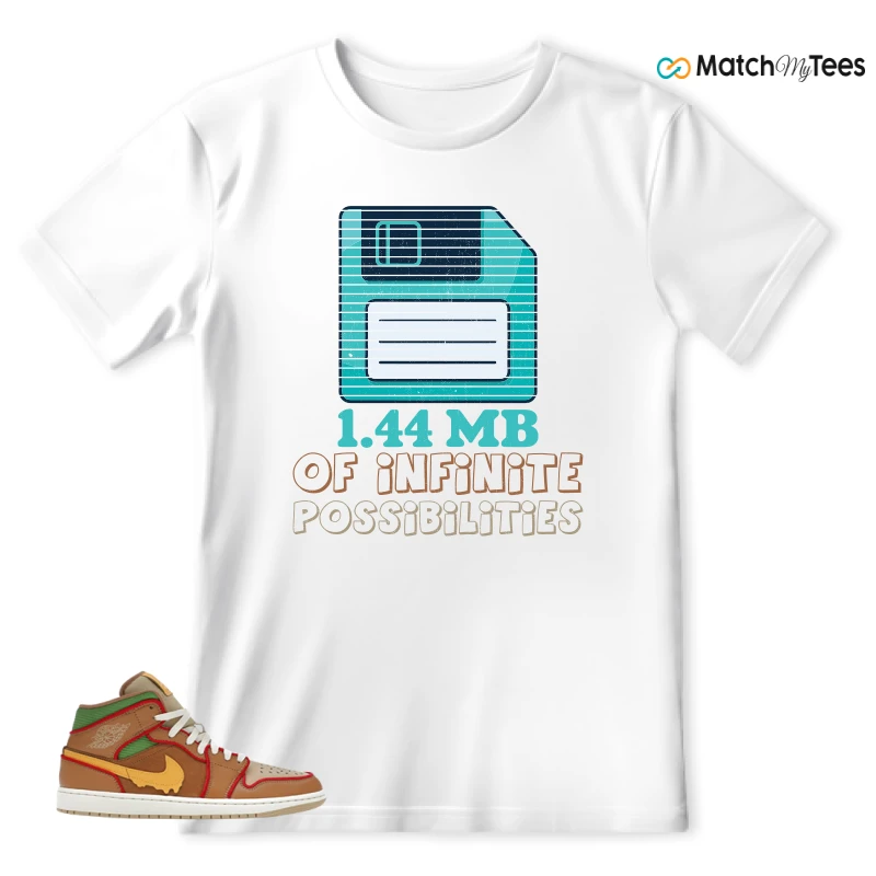 NIKE AIR JORDAN 1 MID SE CHEESEBURGER SNEAKER Matching Tees t-shirt