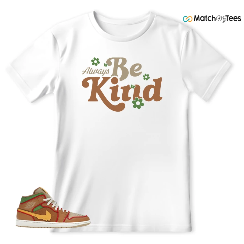NIKE AIR JORDAN 1 MID SE CHEESEBURGER SNEAKER Matching Tees t-shirt